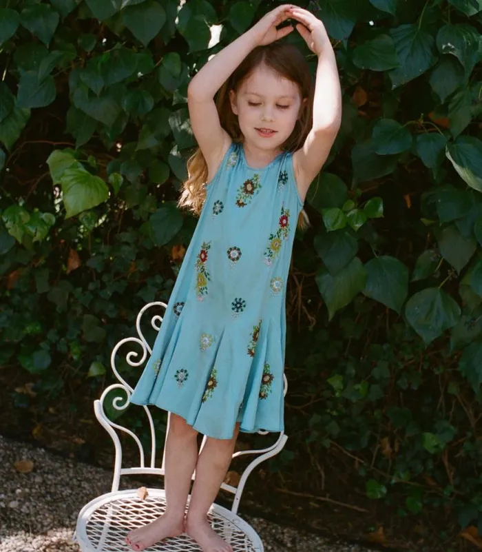 ARIEL DRESS Blue Topaz Shop DEN Kids