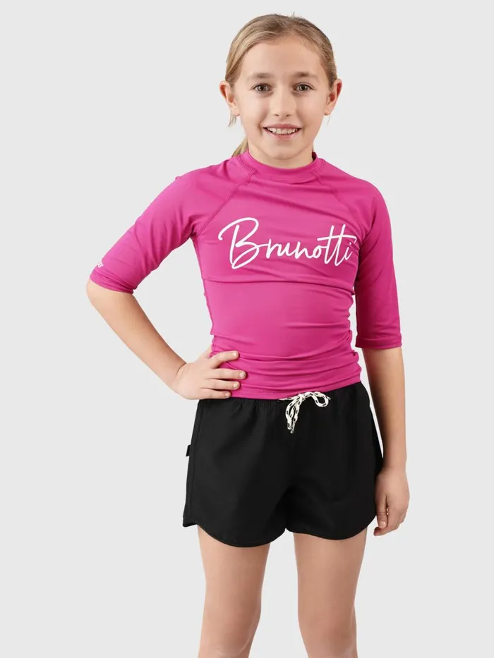 Brunotti Rashguards Girls KidsWater Sports Lineas Girls Rashguard Pink