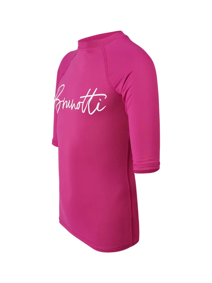 Brunotti Rashguards Girls KidsWater Sports Lineas Girls Rashguard Pink