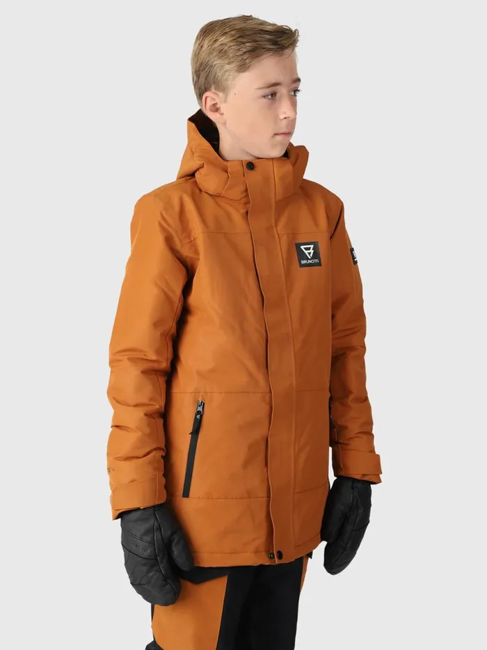 Brunotti Snow Jackets Kids Stonsy Boys Snow Jacket Brown