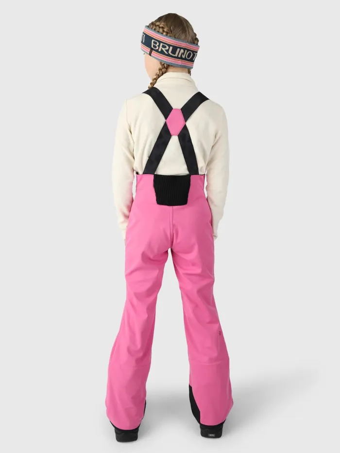 Brunotti Snow Pants Kids Avalanchy Girls Bib Snow Pants Pink