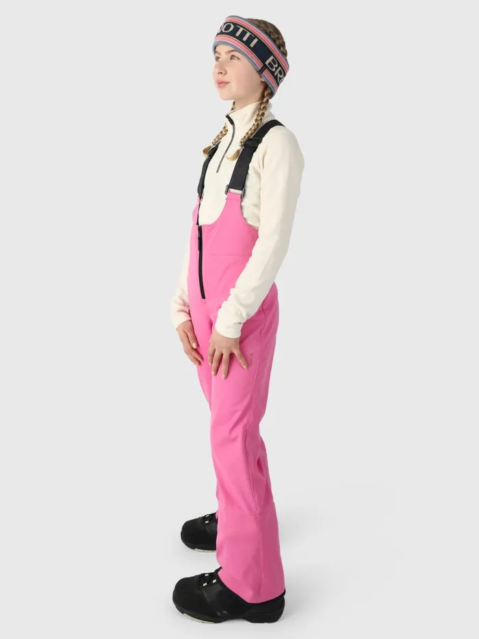 Brunotti Snow Pants Kids Avalanchy Girls Bib Snow Pants Pink