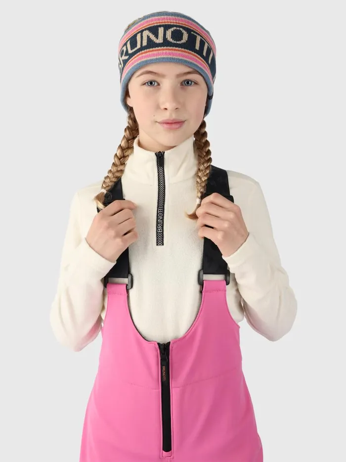 Brunotti Snow Pants Kids Avalanchy Girls Bib Snow Pants Pink