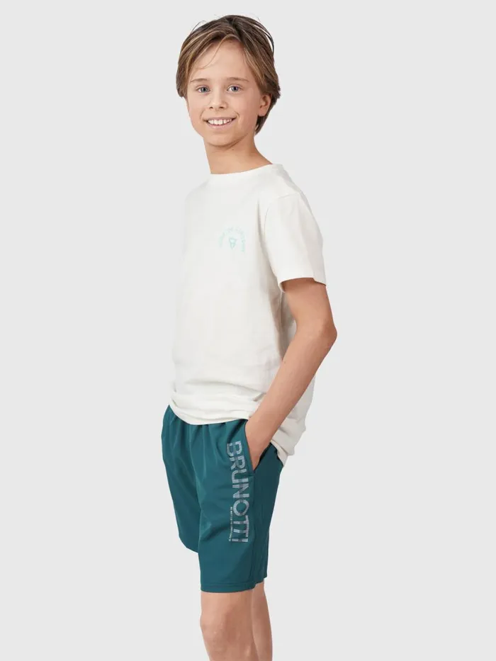 Brunotti Swim Shorts Kids Lestery Boys Swim Shorts Green