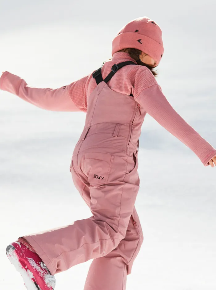 Roxy Snow 416 Non Stop Technical Snow Bib Pants Dusty Rose 8211 Girls