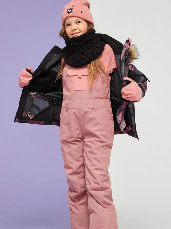 Roxy Snow 416 Non Stop Technical Snow Bib Pants Dusty Rose 8211 Girls