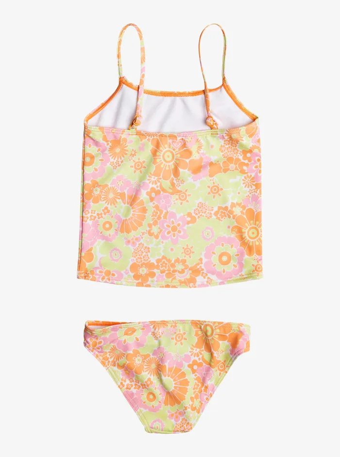 Roxy Swim 416 Happiness Feeling Two Piece Tankini Set Mock Orange Piece Of Paradise 8211 Girls
