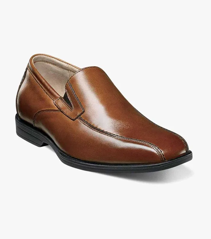 Florsheim Boys Bike Toe Slip On Cognac Kids Kids Dress