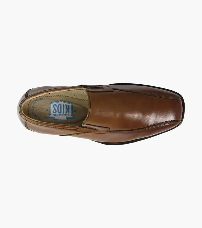Florsheim Boys Bike Toe Slip On Cognac Kids Kids Dress