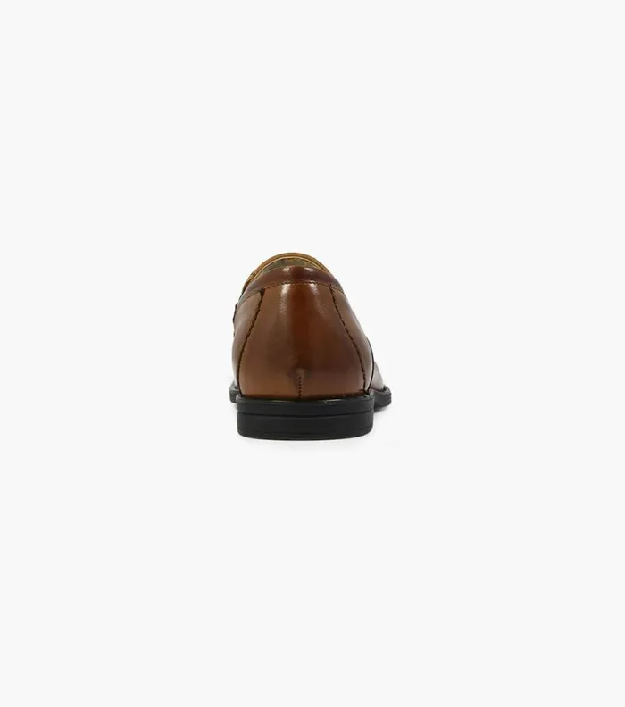 Florsheim Boys Bike Toe Slip On Cognac Kids Kids Dress