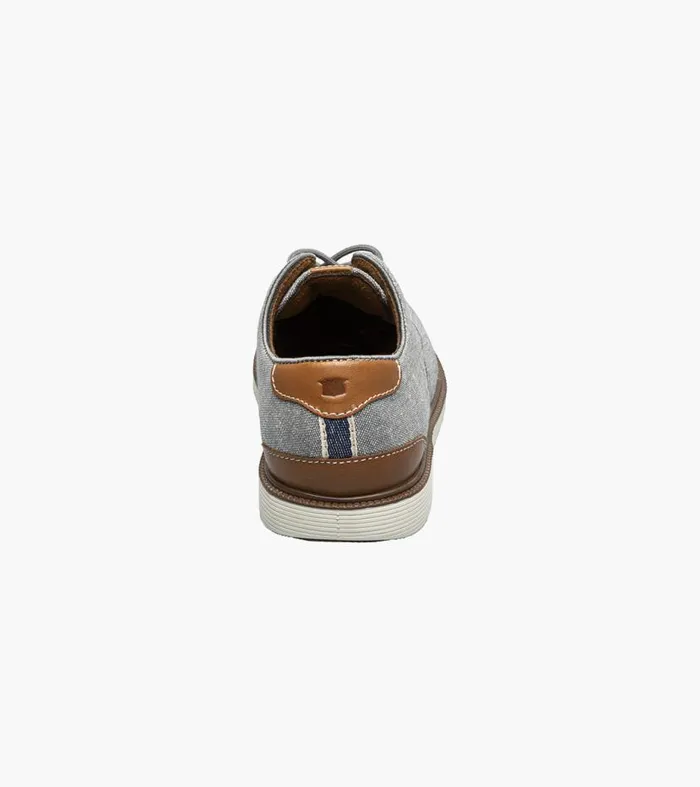 Florsheim Boys Canvas Plain Toe Oxford Gray Kids Kids Dress