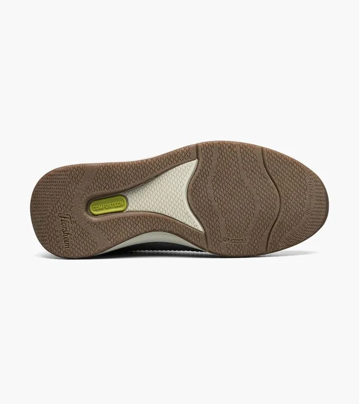 Florsheim Boys Knit Elastic Lace Slip On Sneaker Gray Kids Kids Casual