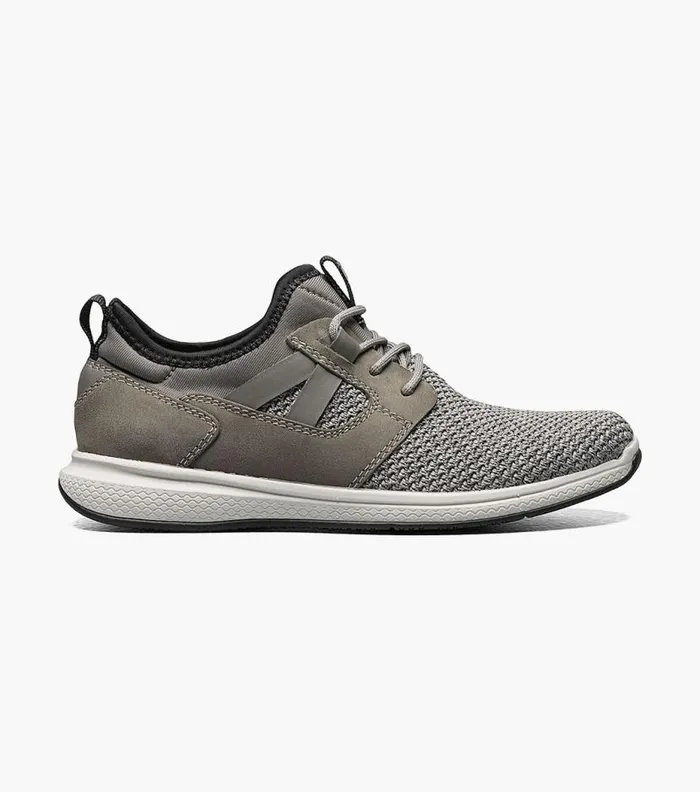 Florsheim Boys Knit Plain Toe Sneaker Gray Kids Kids Casual