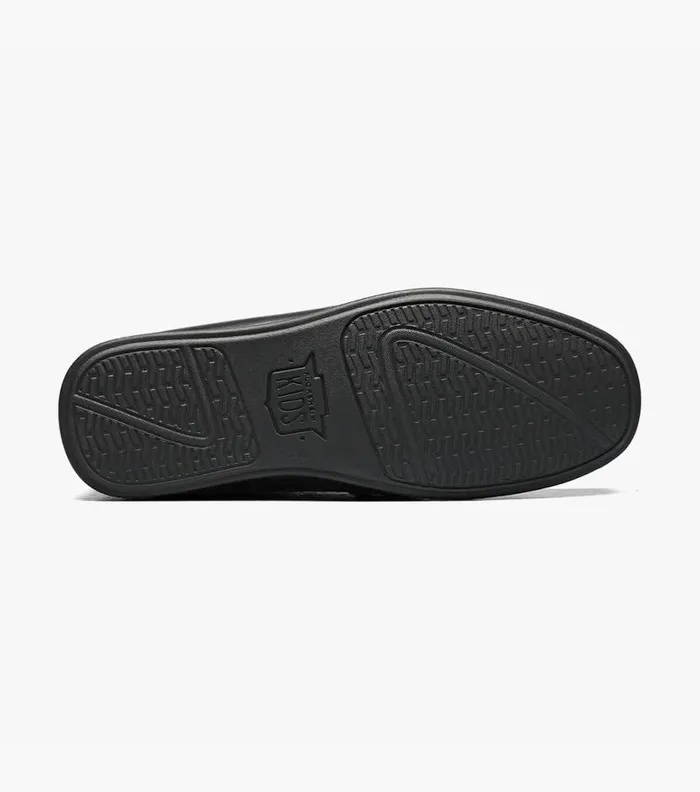 Florsheim Boys Moc Toe Bit Loafer Black Kids Kids Dress