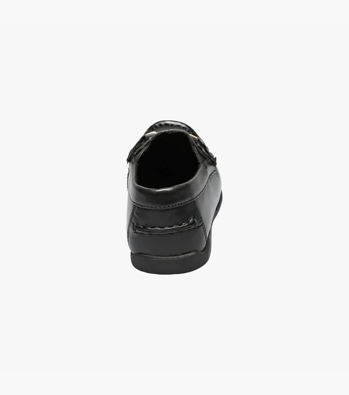 Florsheim Boys Moc Toe Bit Loafer Black Kids Kids Dress