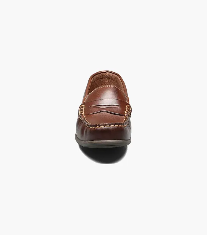 Florsheim Boys Moc Toe Penny Driver Brown Kids Kids Casual