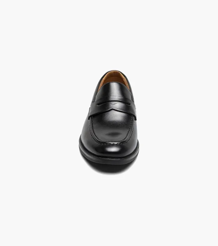 Florsheim Boys Moc Toe Penny Loafer Black Kids Kids Dress