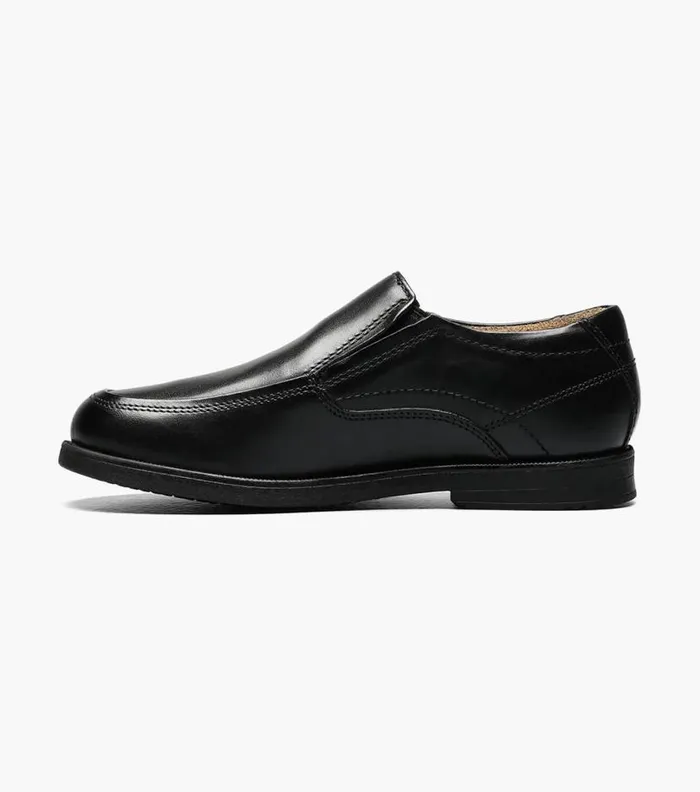 Florsheim Boys Moc Toe Slip On Black Kids Kids Dress