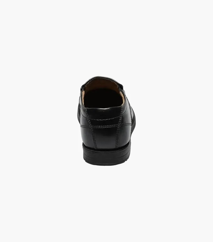Florsheim Boys Moc Toe Slip On Black Kids Kids Dress
