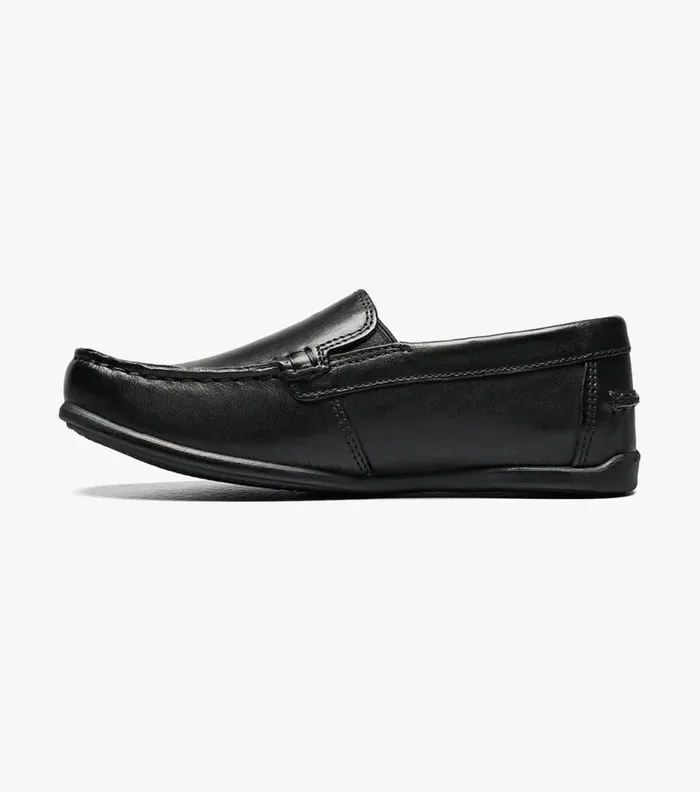 Florsheim Boys Moc Toe Venetian Loafer Black Kids Kids Casual