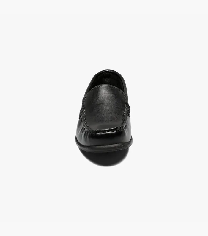 Florsheim Boys Moc Toe Venetian Loafer Black Kids Kids Casual