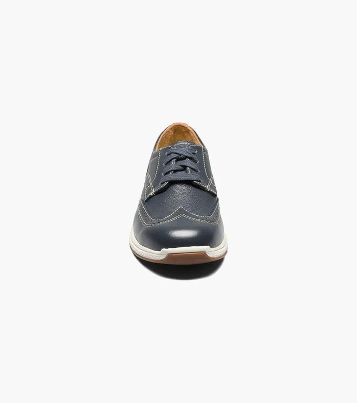 Florsheim Boys Wingtip Oxford Navy Kids Kids Casual