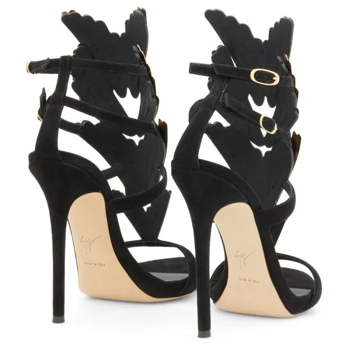20 Cruel Black Women Giuseppe Zanotti Sandals