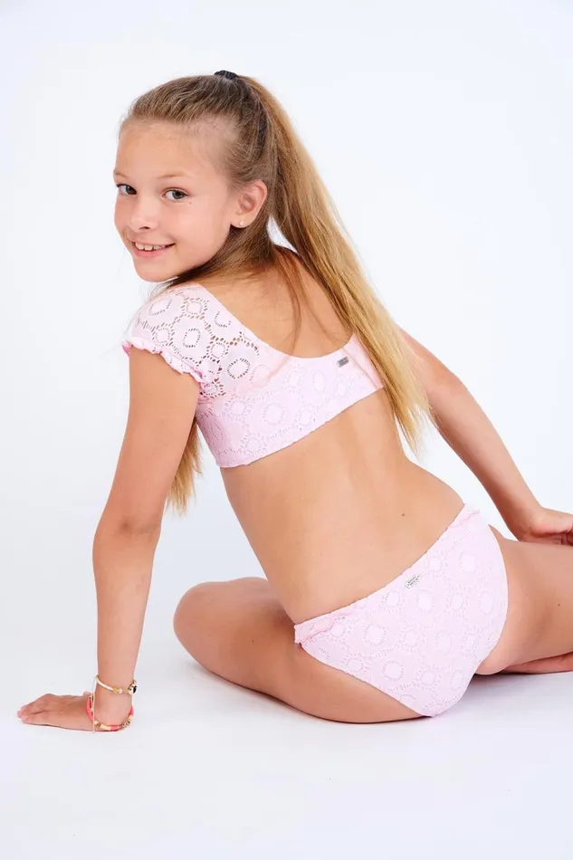 2 Pieces Pink 8211 M BUNNY HAPPYBAY Pink Kids Banana Moon Girl and Boy