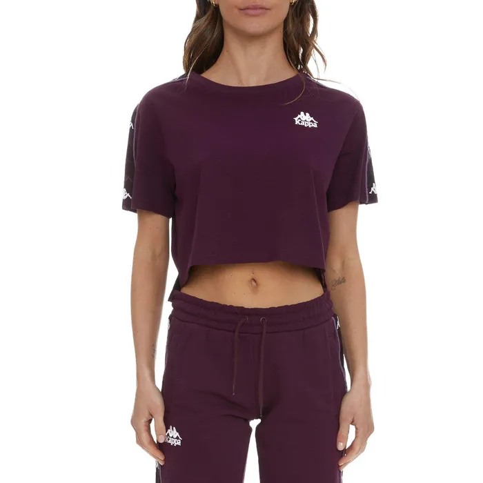 222 Banda Baua TShirt 8211 Violet White Violet White Kappa Womens TShirts Near Me 222 Banda Baua TShirt 8211 Violet White Violet White Kappa Womens TShirts Near Me