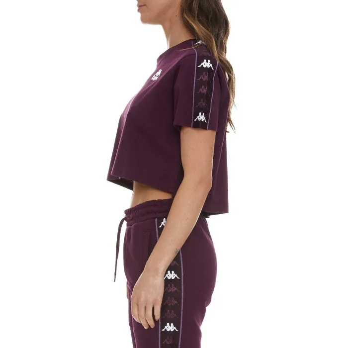 222 Banda Baua TShirt 8211 Violet White Violet White Kappa Womens TShirts Near Me