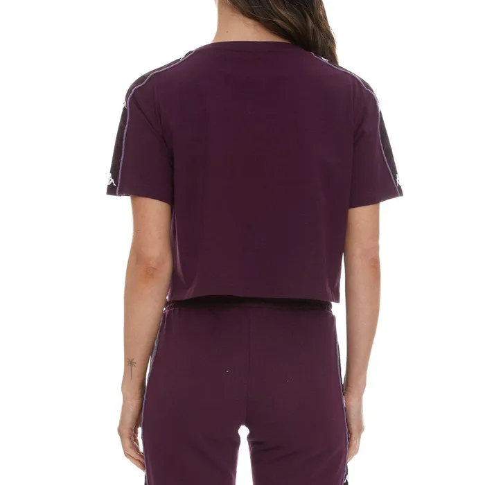 222 Banda Baua TShirt 8211 Violet White Violet White Kappa Womens TShirts Near Me