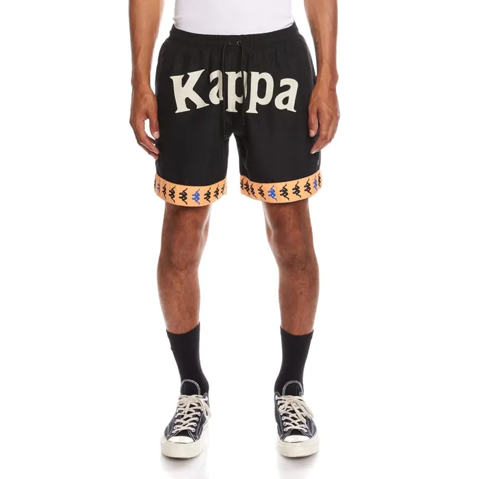 222 Banda Befotaka Swim Shorts 8211 Black Black Kappa Mens Swim Shorts On Sale 222 Banda Befotaka Swim Shorts 8211 Black Black Kappa Mens Swim Shorts On Sale