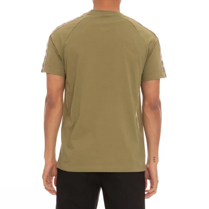 222 Banda Deto TShirt 8211 Green Olive Green Olive Kappa Mens TShirts Online Shopping