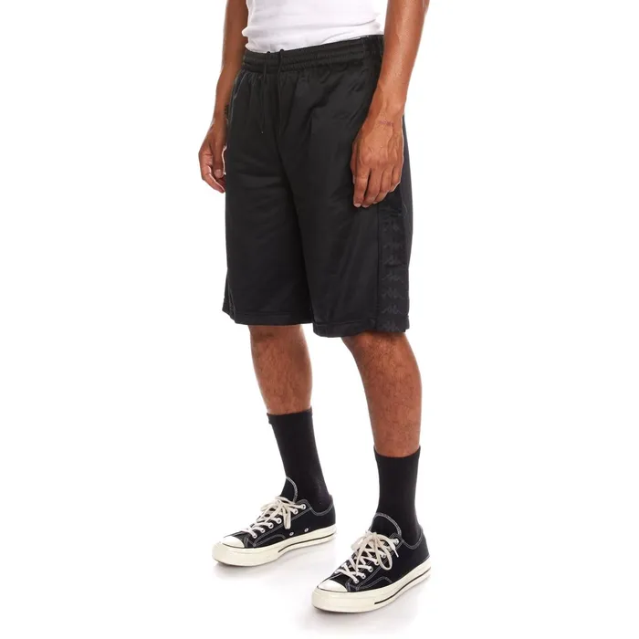 222 Banda Treadwellz Shorts 8211 Black Jet Black Jet Kappa Mens Shorts Christmas Gift