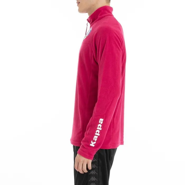 6Cento 687B Fisi Fleece Jacket 8211 Red Cerise Red Cerise Kappa Mens Ski