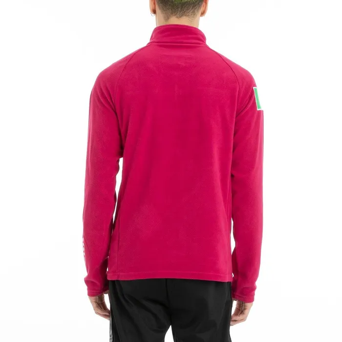 6Cento 687B Fisi Fleece Jacket 8211 Red Cerise Red Cerise Kappa Mens Ski