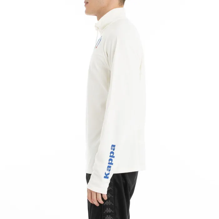 6Cento 687B Fisi Fleece Jacket 8211 White White Kappa Mens Ski