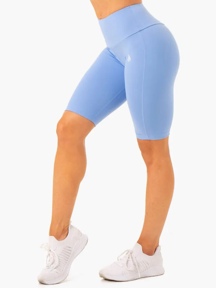 Action Bike Short 8211 Sky Blue Women Ryderwear Gym Shorts