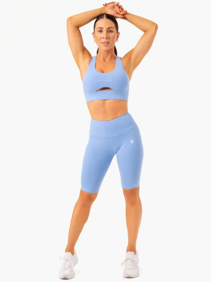 Action Bike Short 8211 Sky Blue Women Ryderwear Gym Shorts