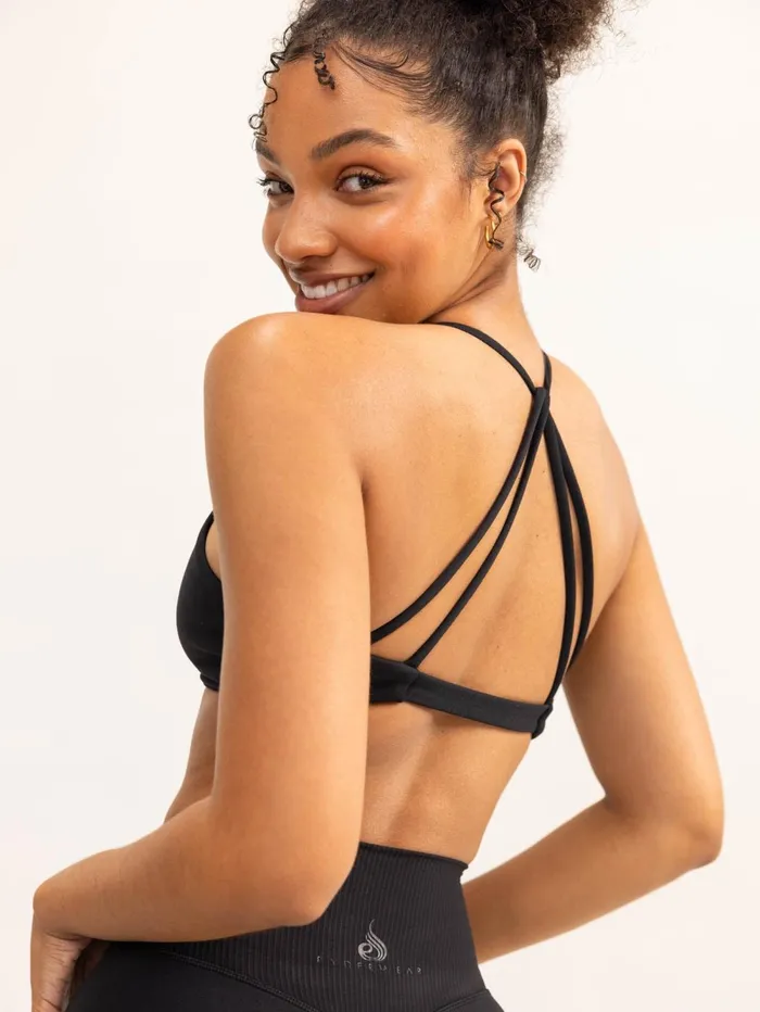 Activate Twist Sports Bra 8211 Black Women Ryderwear Sports Bras