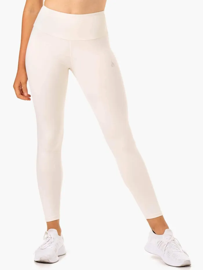 Adapt High Waisted Scrunch Leggings 8211 Ivory Women Ryderwear Leggings