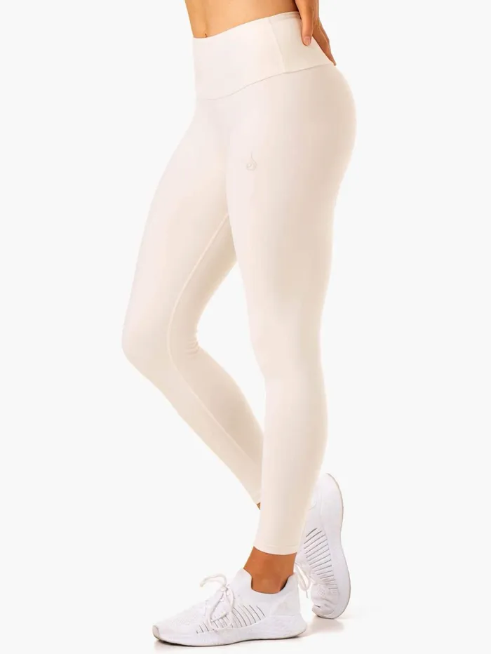 Adapt High Waisted Scrunch Leggings 8211 Ivory Women Ryderwear Leggings
