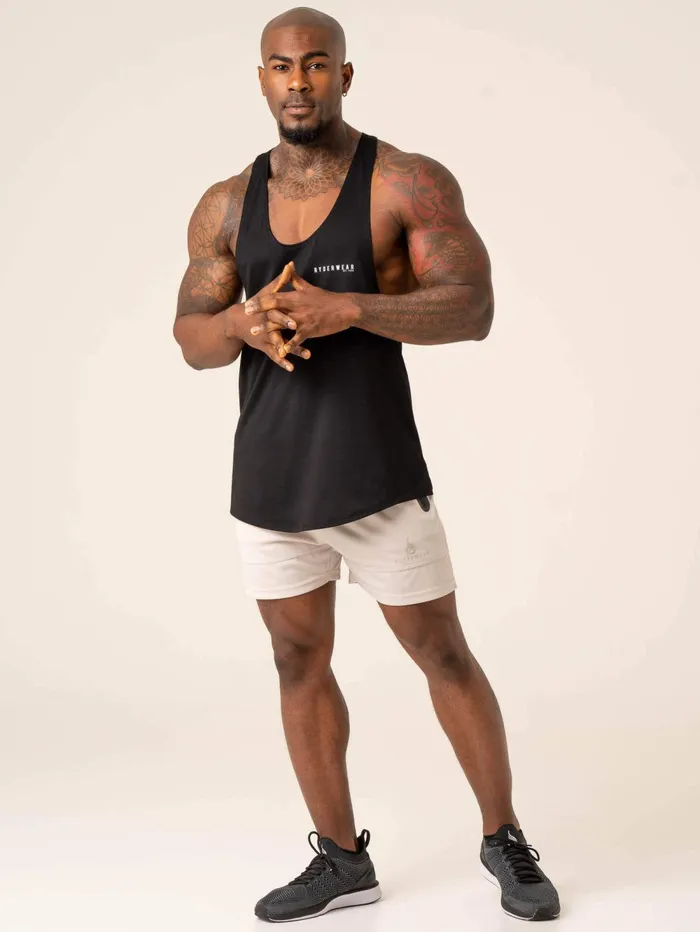 Advance Mesh Short 8211 Stone Men Ryderwear Gym Shorts
