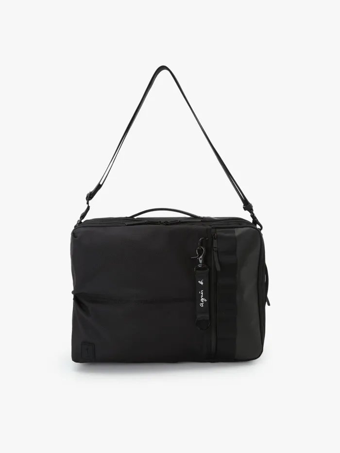 Agns B Backpacks Men Black Cotton Backpack