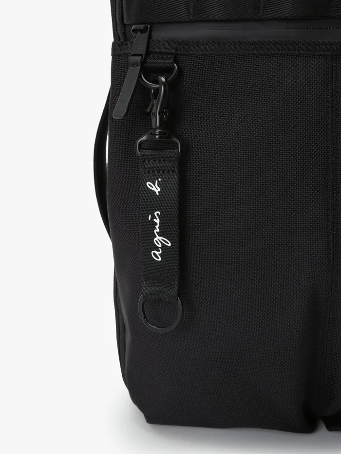 Agns B Backpacks Men Black Cotton Backpack