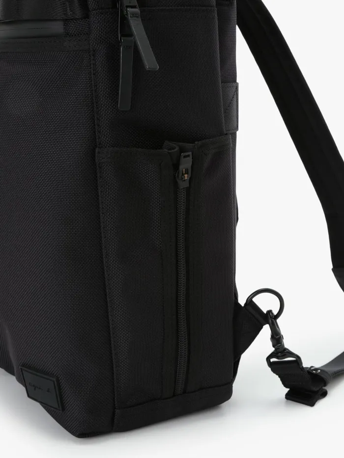 Agns B Backpacks Men Black Cotton Backpack