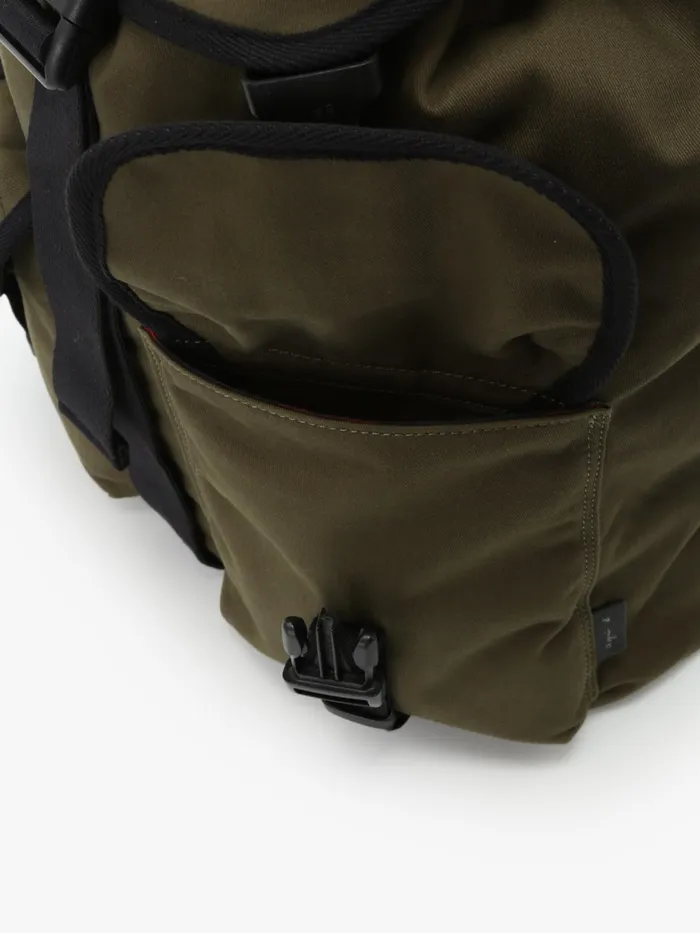 Agns B Backpacks Men Green Cotton Backpack