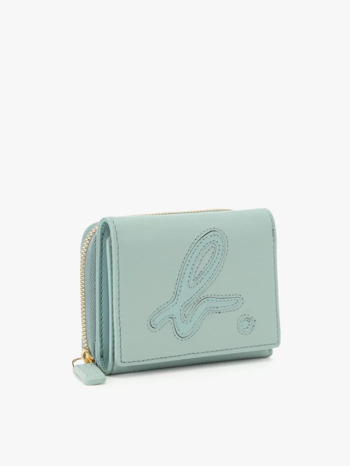 Agns B Bags Women Blue Leather 034b034 Logo Coin Purse