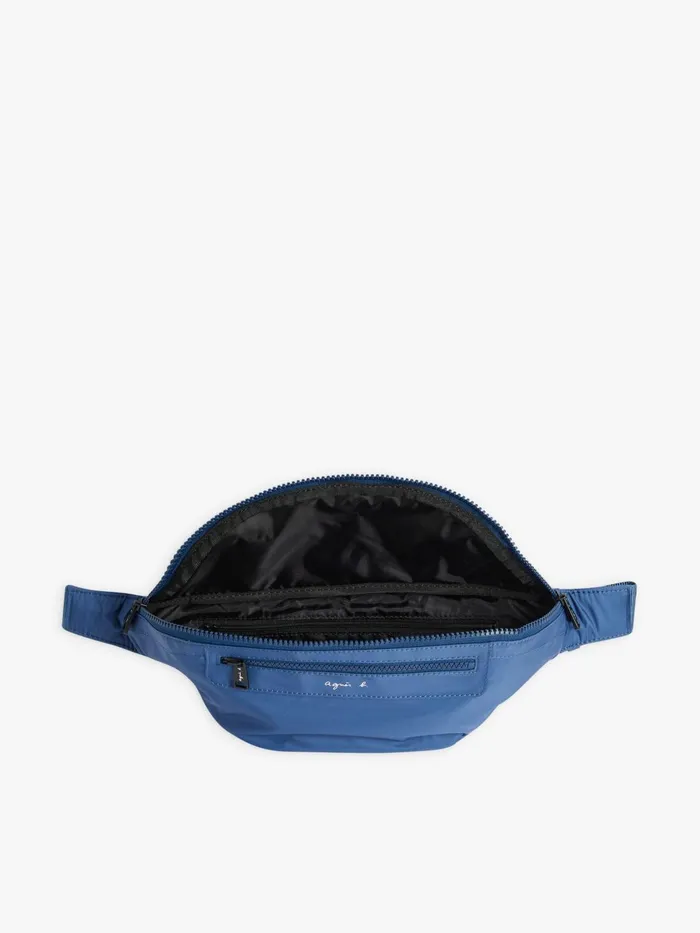 Agns B Bags Women Blue Nylon Bum Bag