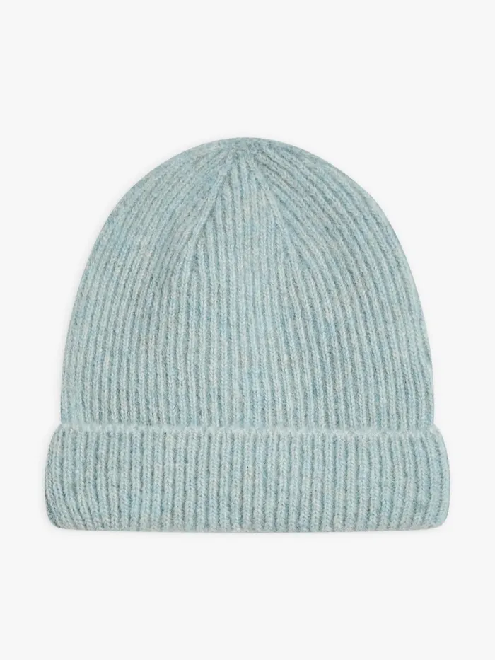 Agns B Caps and Hats Women Blue Alpaca Annie Beanie
